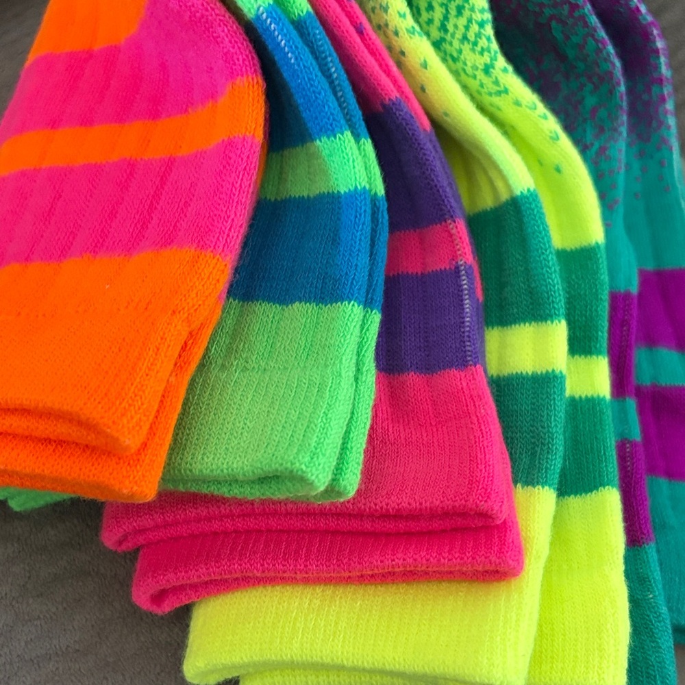 Journeys 5 Pack Heavyweight Knit-In Gradient Knee High Socks Multicolor 4-10
